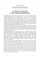 Anna Maria Mozzoni e Salvatore Morelli: nord e sud sulle vie dell’emancipazionismo di Fiorenza Taricone