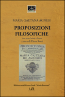 Proposizioni Filosofichedi Maria Gaetana Agnesi