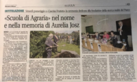 Scuola Agraria nel nome di Aurelia Josz Giornale di Monza