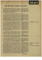 Lina MerlinUna battaglia socialista vintaDa Mondooperaio, n.1 – 1958